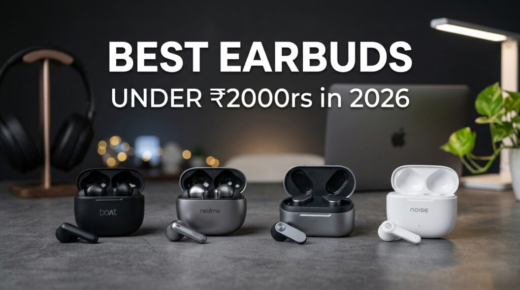 Best Earbuds Under 2000₹ in (2026) – Top 3 Budget Picks